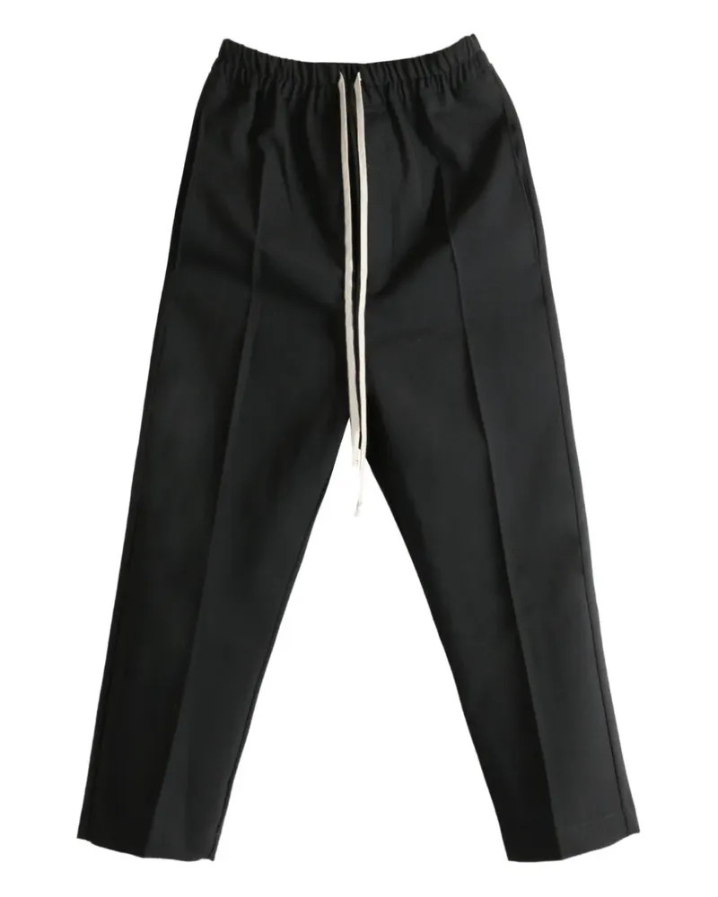 Rick Owens virgin wool cropped trousers - Schwarz Schwarz