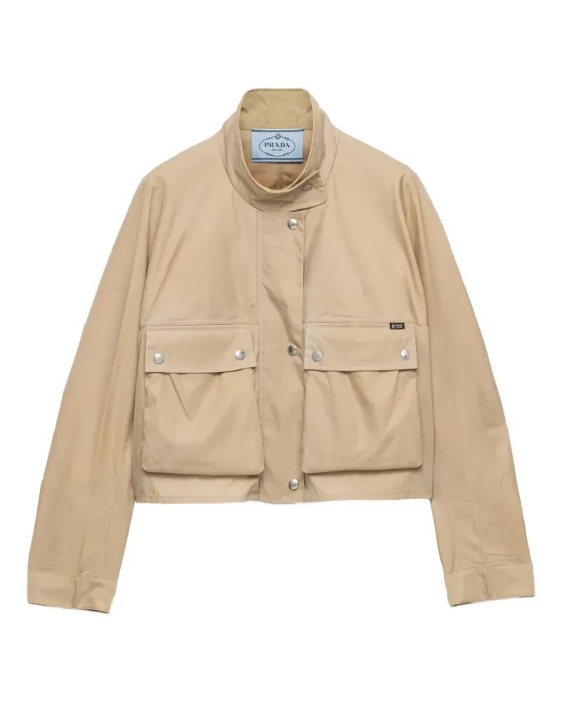 Prada washed Re-Nylon jacket - Nude Nude