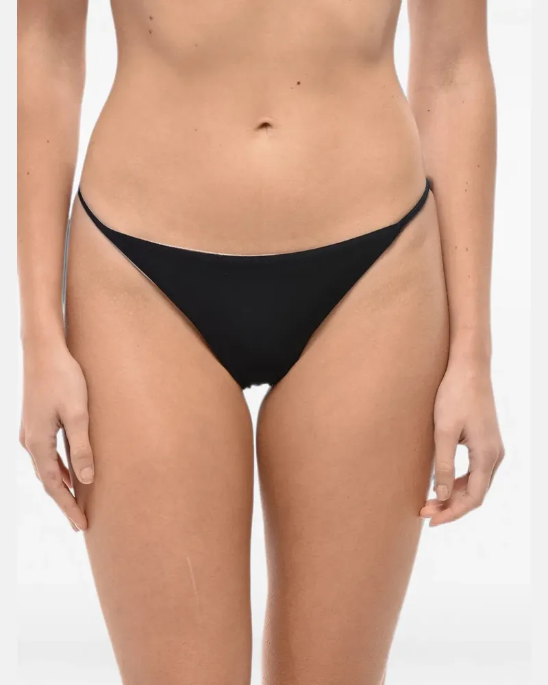 Dsquared2 Bikinihöschen mit Logo-Schild - Schwarz Schwarz