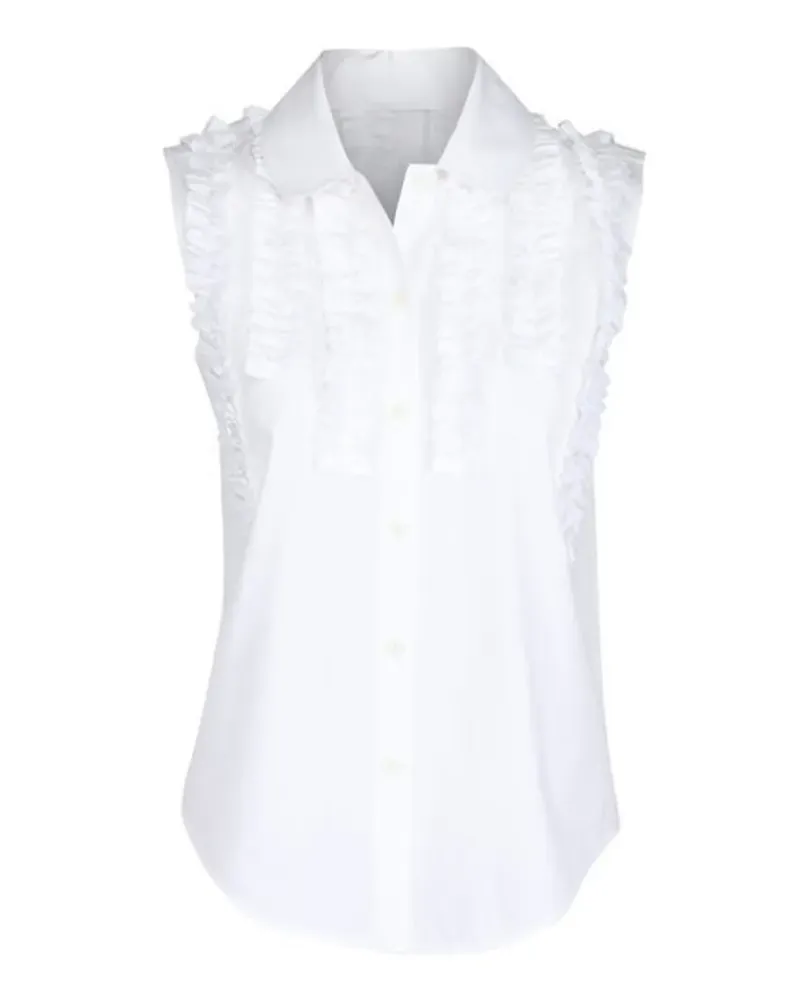 Lee Mathews ruffled shirt - Weiß Weiß