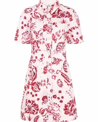 Etro Hemdkleid mit blumigem Paisley-Print Rosa