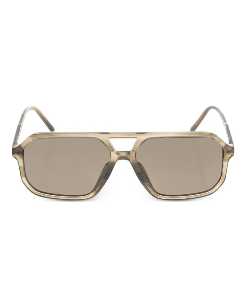 Dolce & Gabbana Sonnenbrille mit geometrischem Gestell - Nude Nude