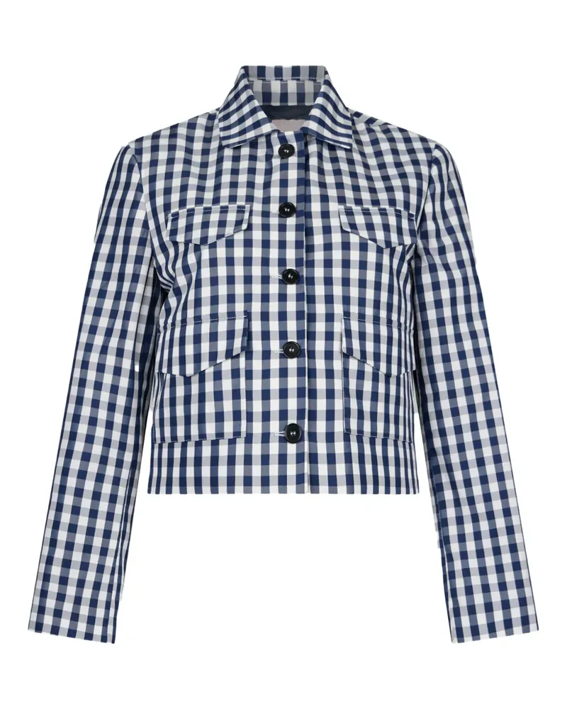Liu Jo Jacke mit Vichy-Karo - Blau Blau