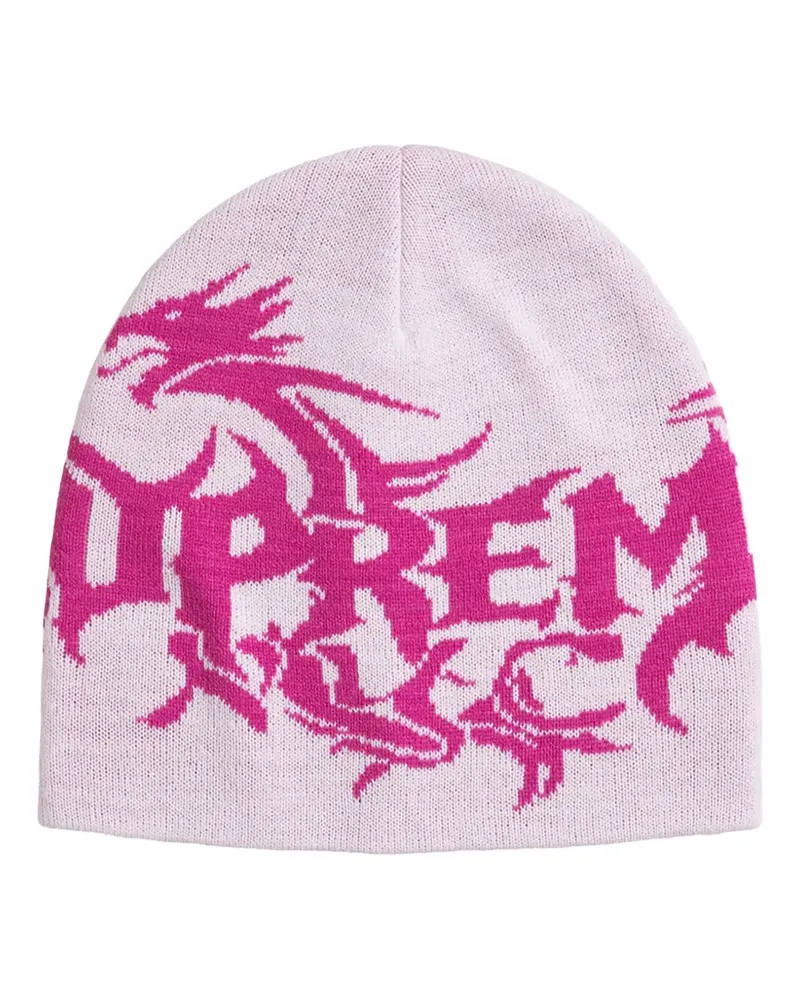 Supreme Being x Art Dealer Dragon Beanie - Weiß Weiß