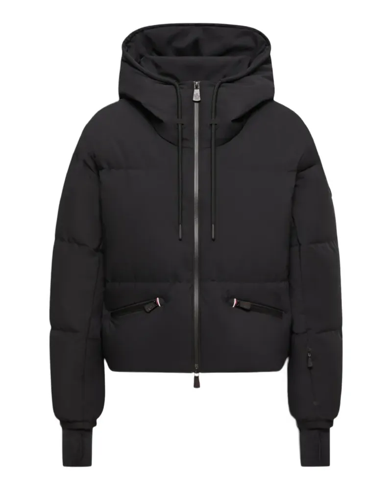 Moncler Gesteppter Kapuzenmantel - Schwarz Schwarz