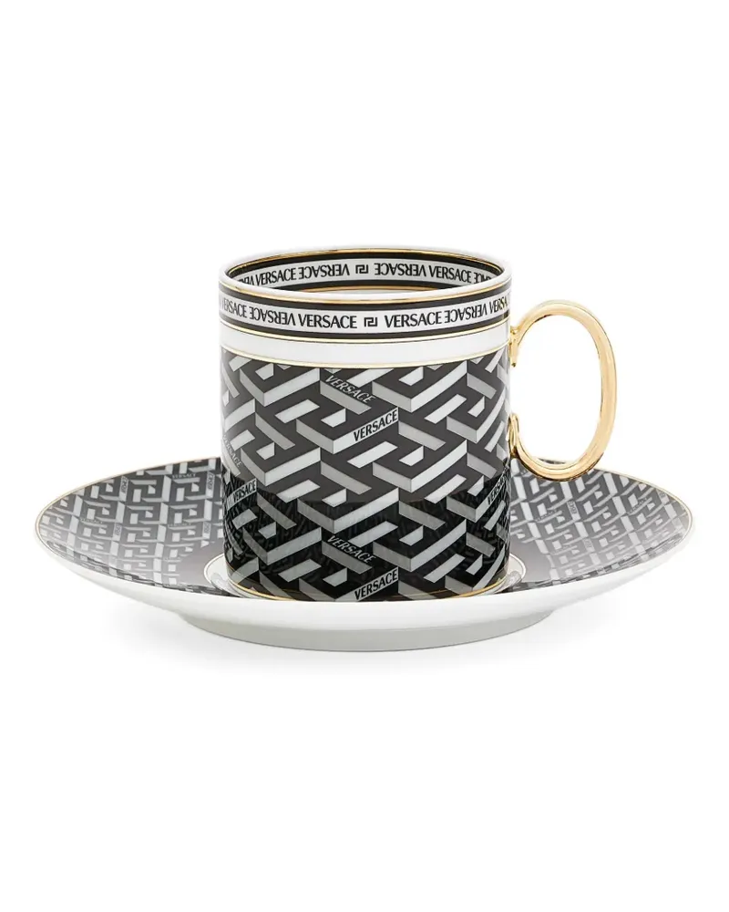 Versace La Greca Signature Kaffeeservice - Schwarz Schwarz
