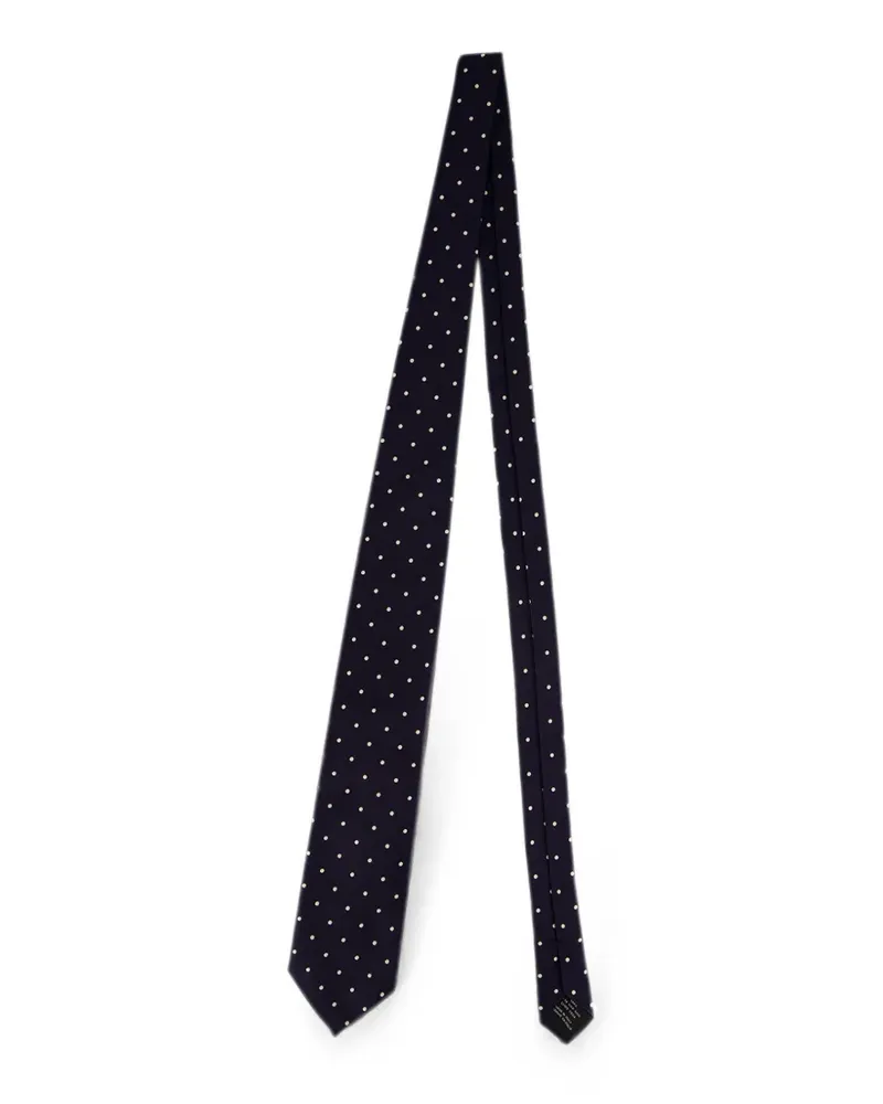 Tom Ford polka-dot silk tie - Blau Blau