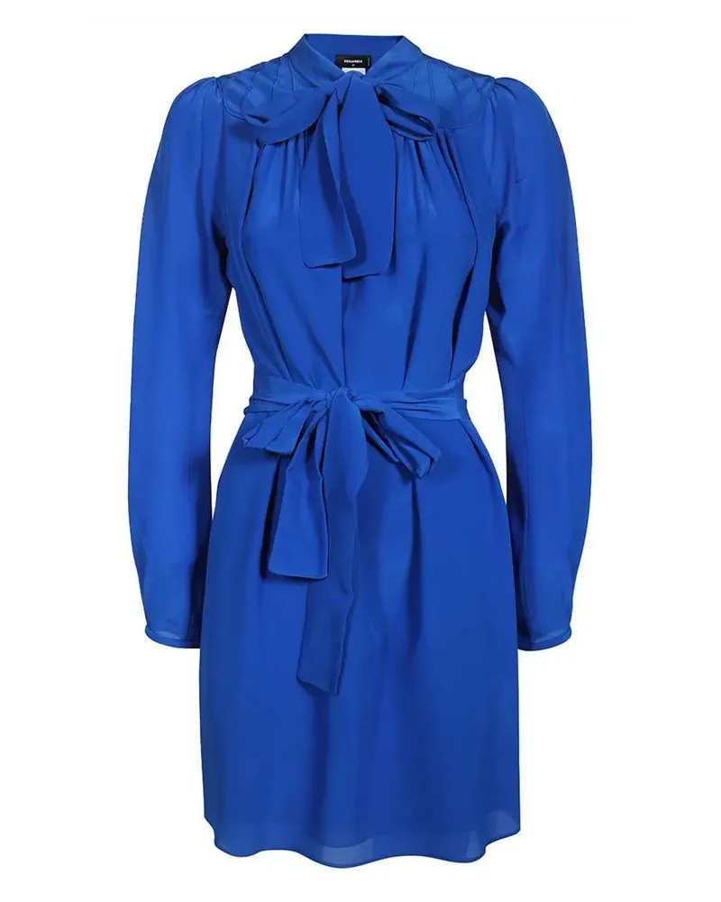 Dsquared2 Kleid aus Seide - Blau Blau