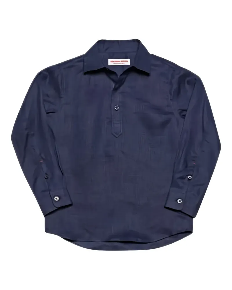 Orlebar Brown Rhys linen shirt - Blau Blau