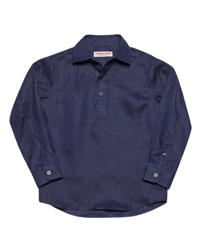 Orlebar Brown Rhys linen polo shirt - Blau Blau