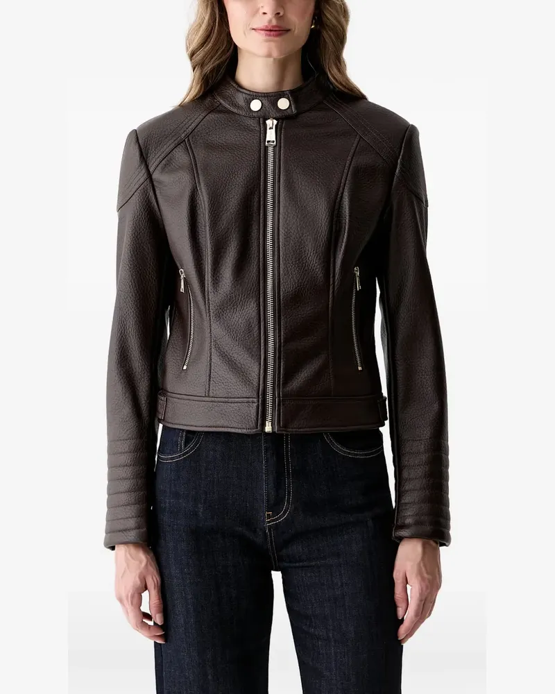 Guess zip-up panelled jacket - Braun Braun