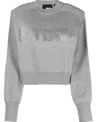 ROTATE Birger Christensen Firm Sweatshirt aus Bio-Baumwolle Grau