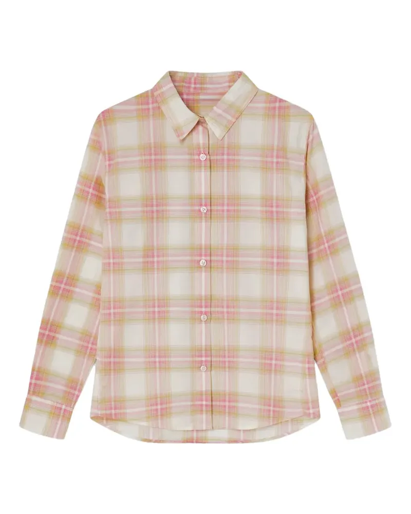 GIMAGUAS Laura check-pattern shirt - Rosa Rosa