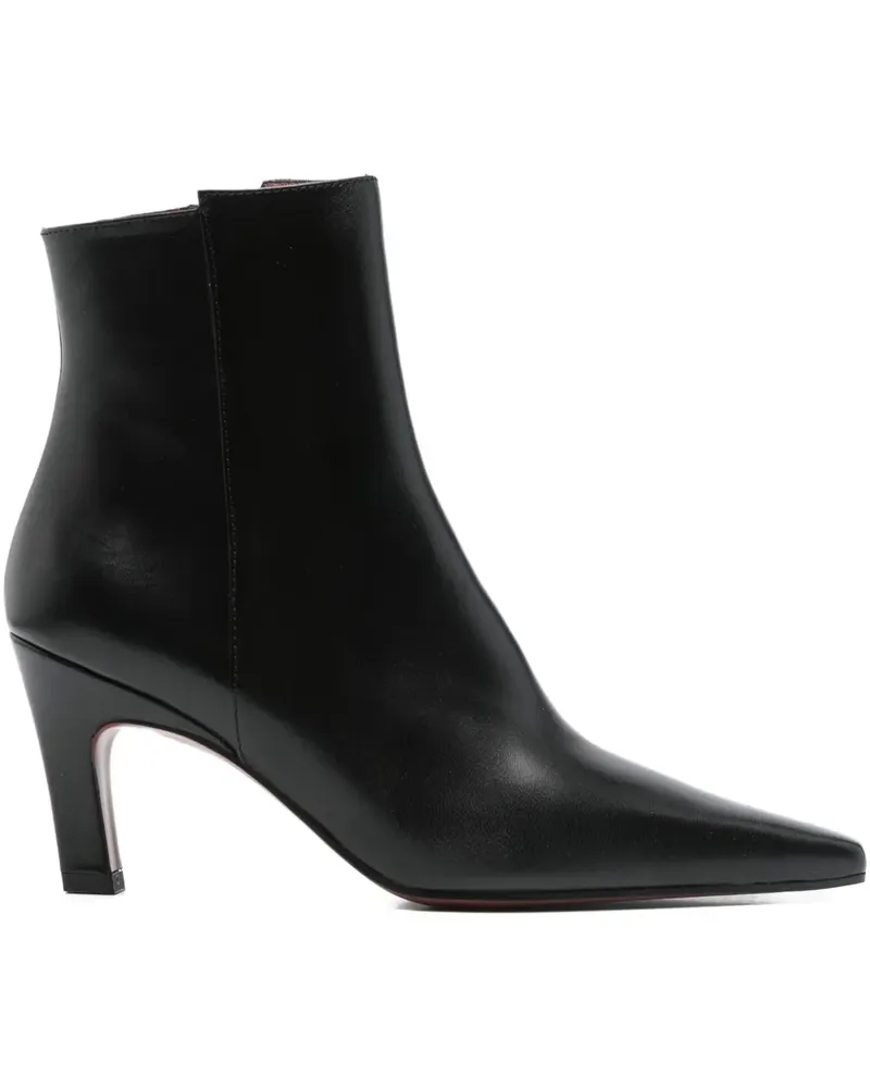FESTA Milano Yanira Stiefeletten mit spitzer Kappe 75mm - Schwarz Schwarz