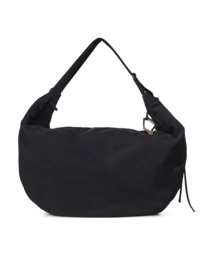 Heliot Emil Cauda carabiner-detail shoulder bag - Schwarz Schwarz