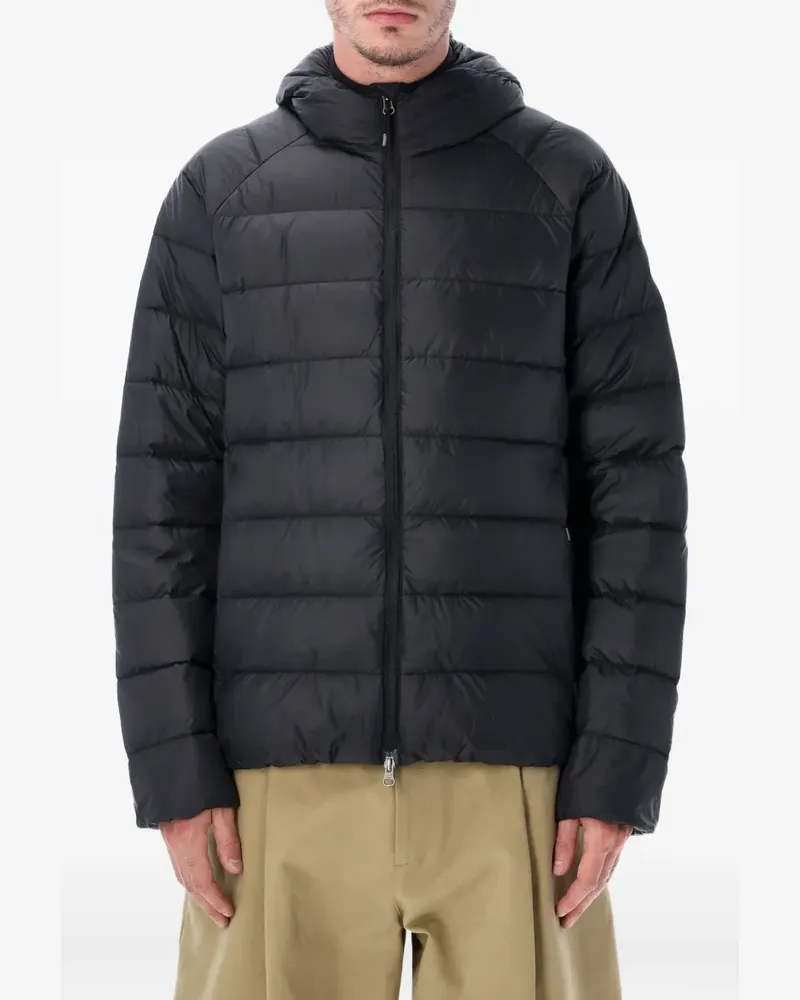 Pyrenex hooded quilted coat - Schwarz Schwarz