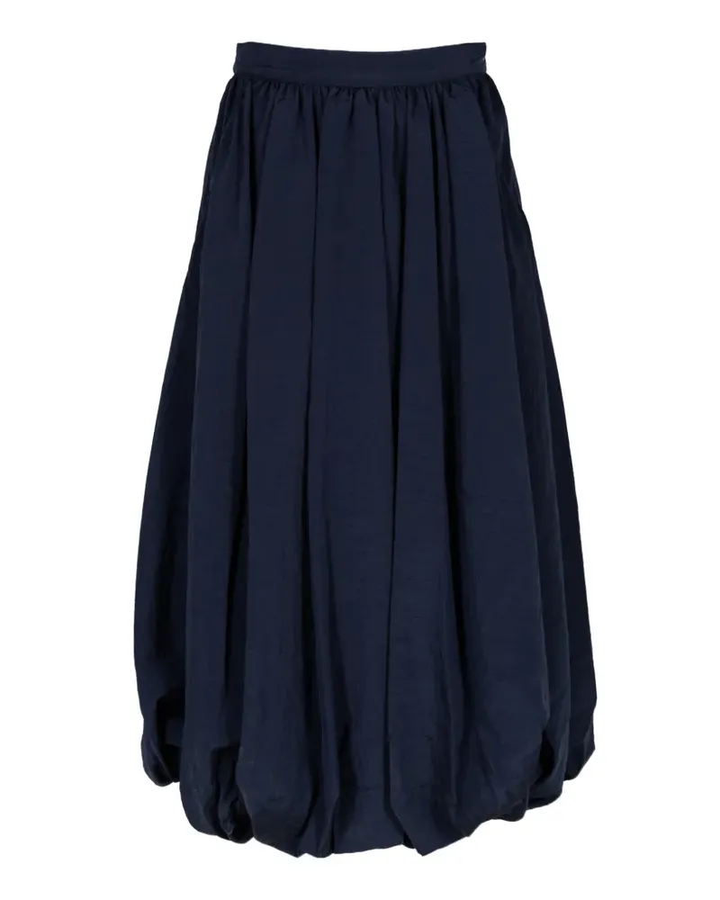 Cinq à Sept Allinae gathered bubble-hem mid skirt - Blau Blau
