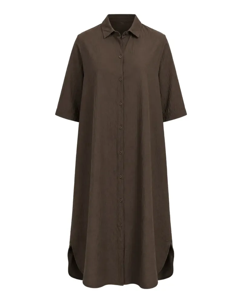 LABO.ART Abito Acca shirt midi dress - Braun Braun