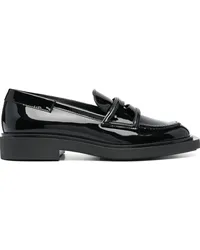 3JUIN Loafer mit eckiger Kappe 35mm Schwarz