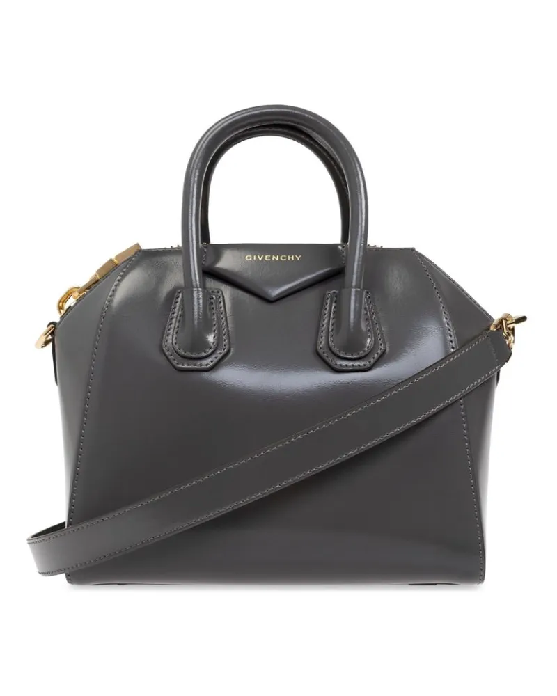 Givenchy Mini Antigona Cube Tote Bag - Grau Grau