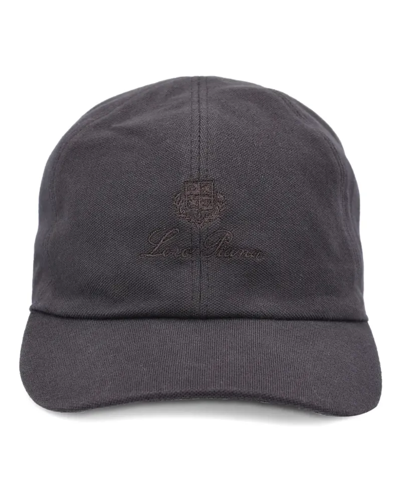 Loro Piana embroidered-logo baseball cap - Grau Grau