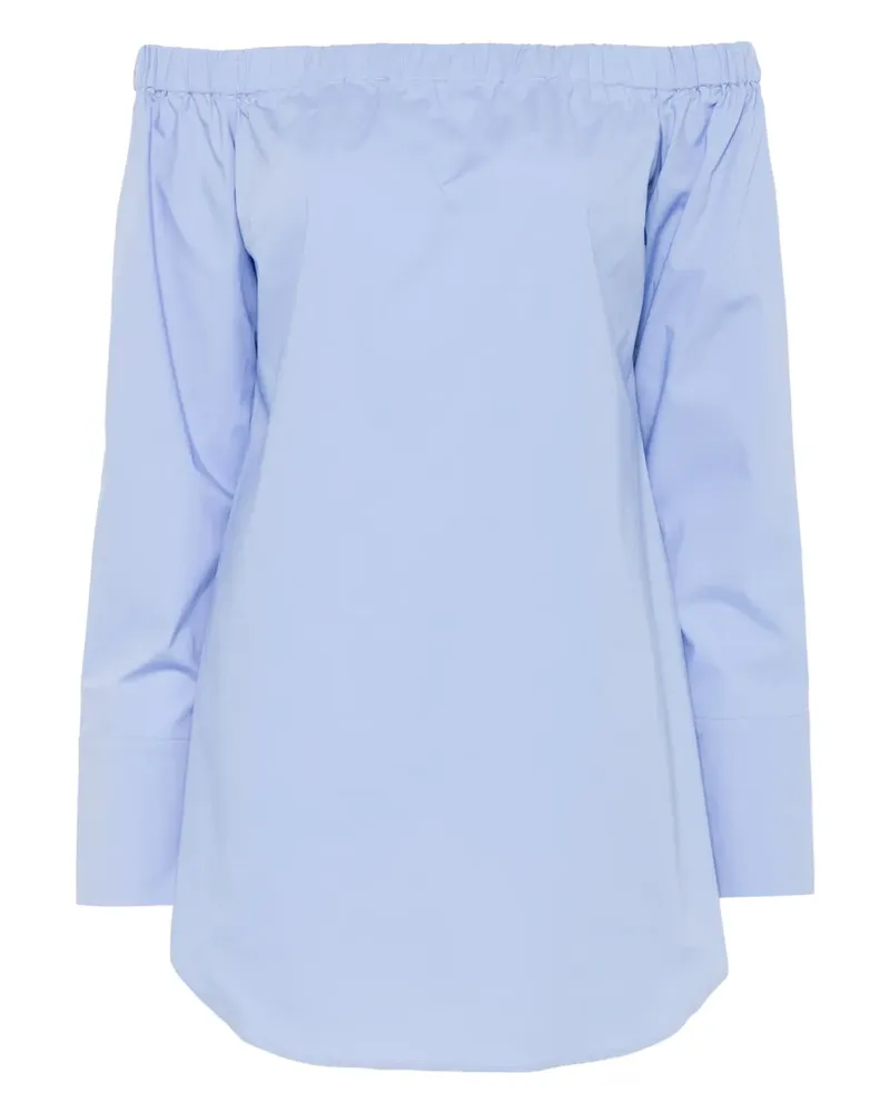 Federica Tosi Schulterfreies Minikleid - Blau Blau