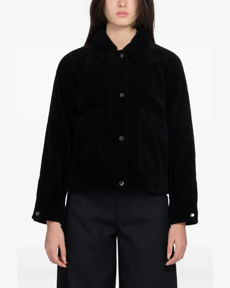Margaret Howell MHL long-sleeve corduroy-effect jacket - Schwarz Schwarz