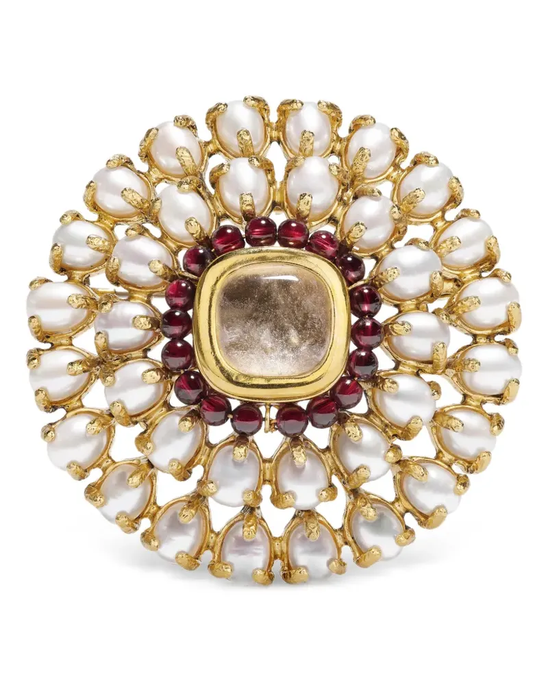 Goossens Paris Perles Baroques Brosche - Gold Gold