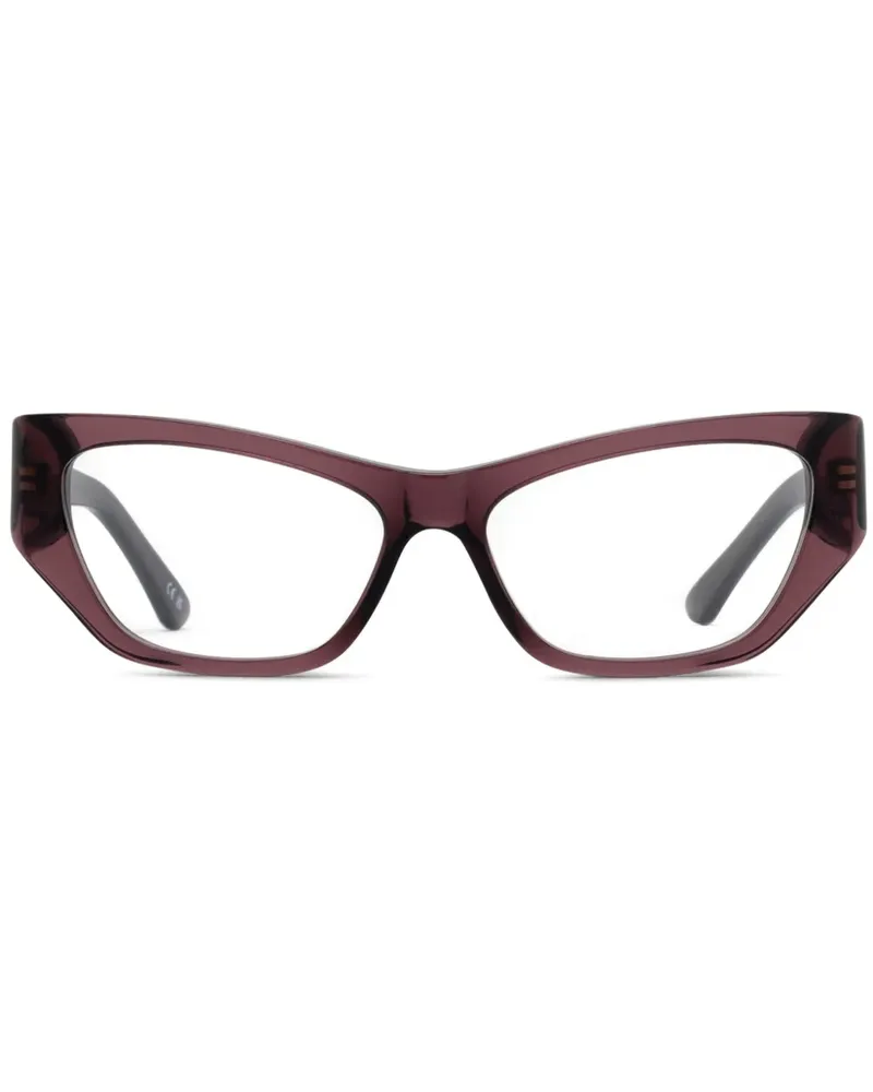 Balenciaga Brille mit eckigem Gestell - Violett Violett