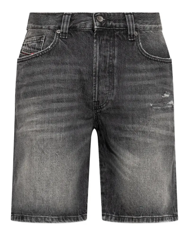 Diesel distressed-effect denim shorts - Grau Grau
