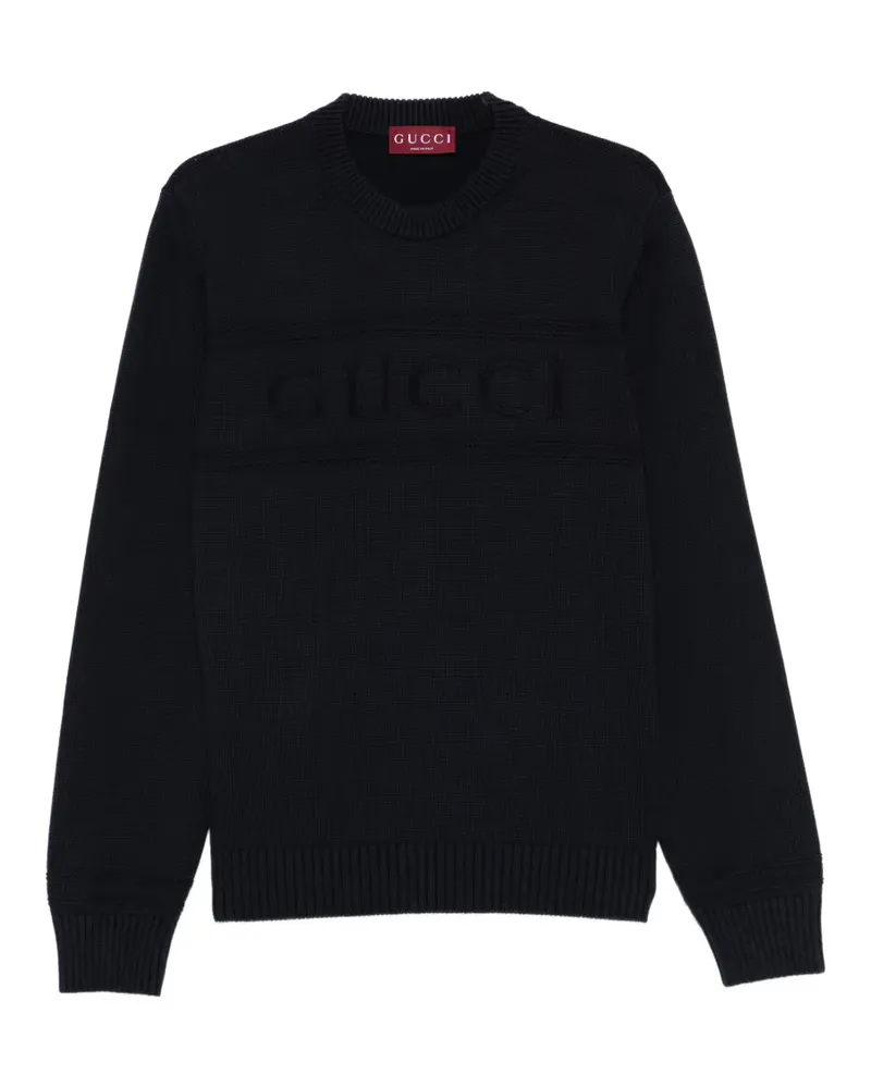 Gucci Pullover mit Logo - Blau Blau
