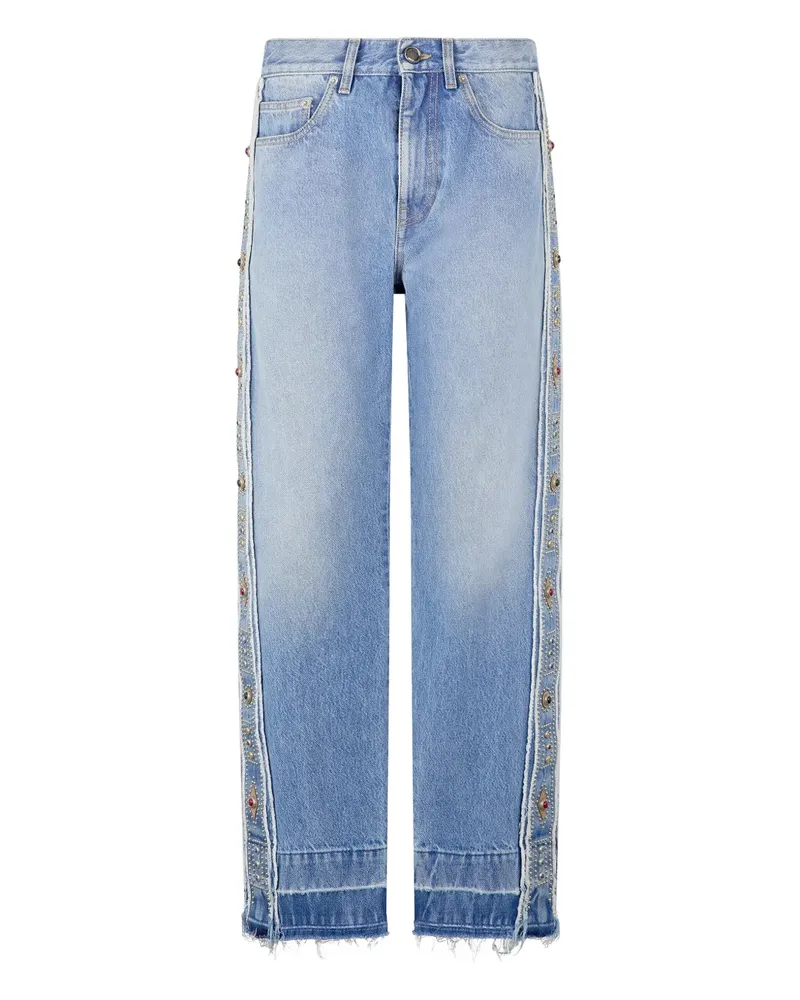 Roberto Cavalli Jeans mit Nieten - Blau Blau