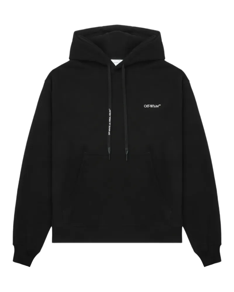 OFF-WHITE Hoodie mit grafischem Print - Schwarz Schwarz