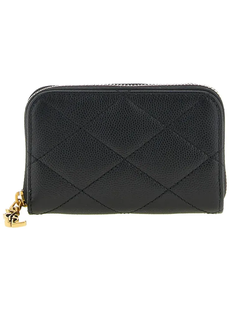 Saint Laurent Cassandre quilted purse - Schwarz Schwarz