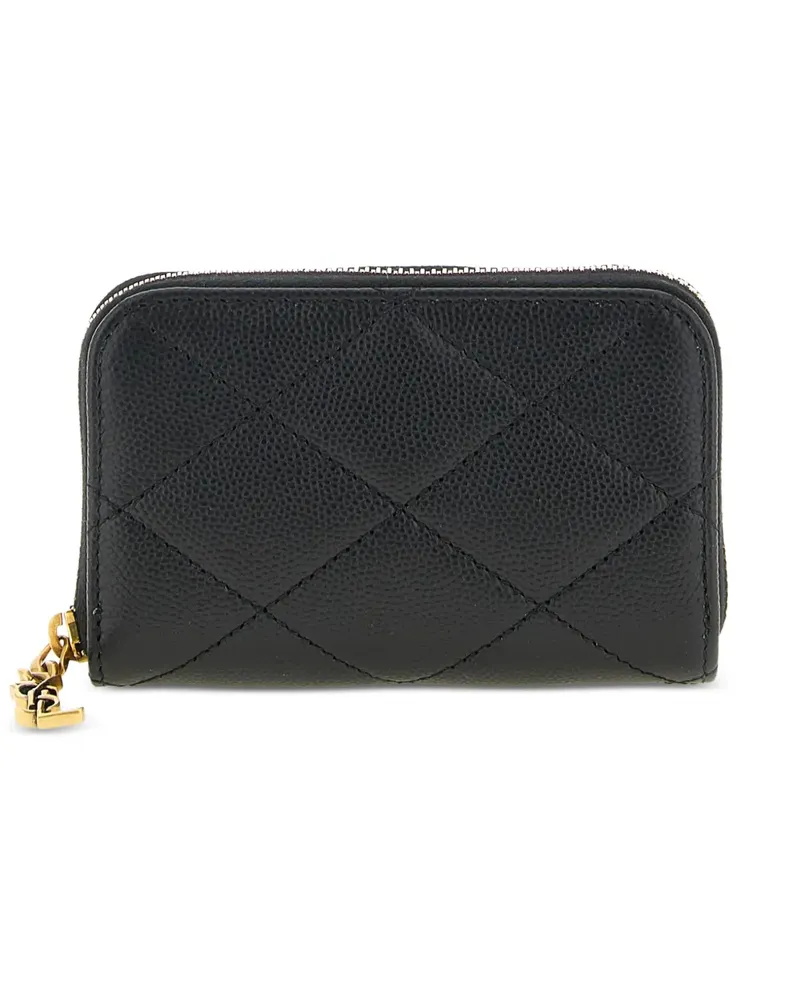 Saint Laurent Cassandre quilted purse - Schwarz Schwarz