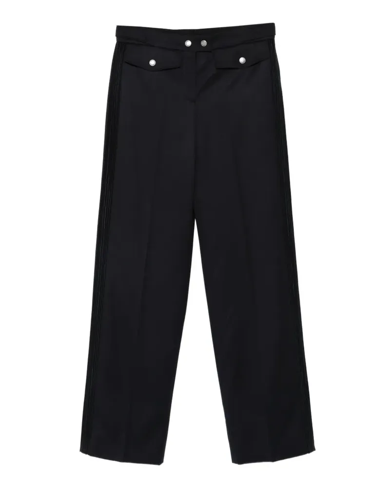 Alexander McQueen buttoned trousers - Blau Blau