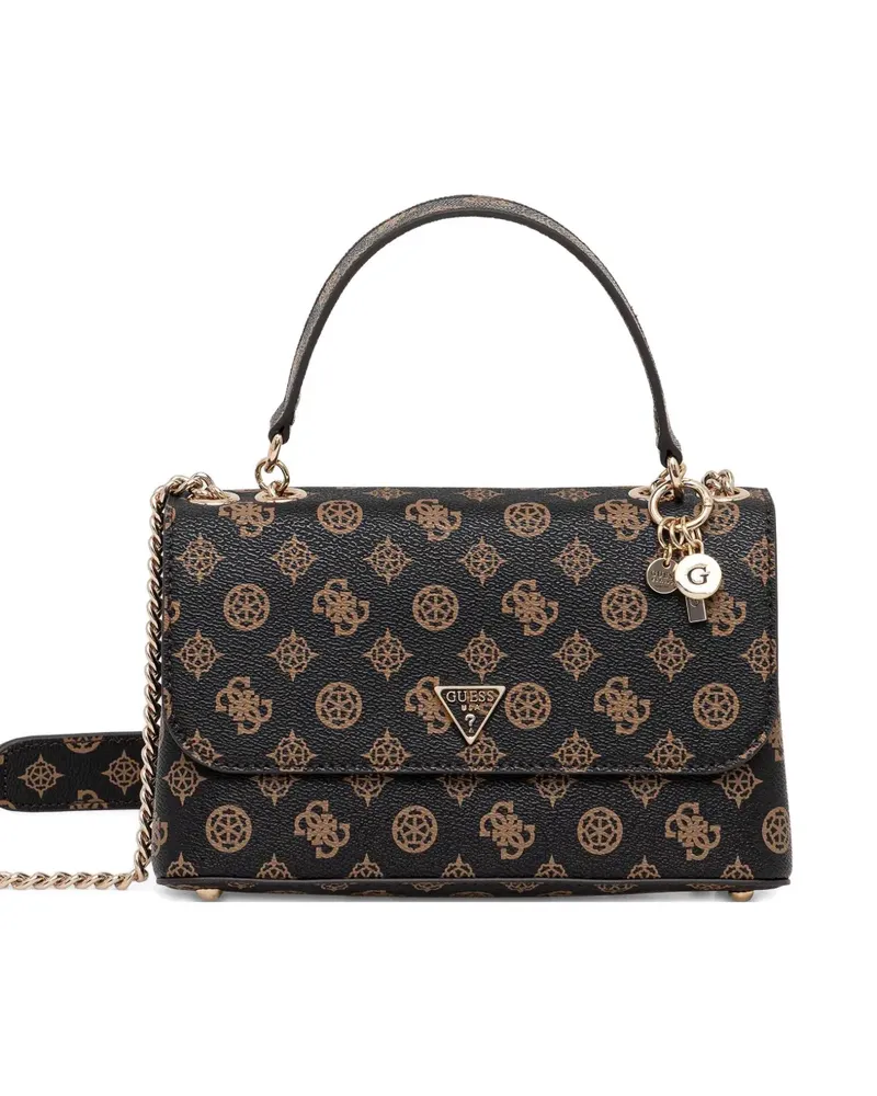 Guess Daryna patterned chain tote bag - Schwarz Schwarz