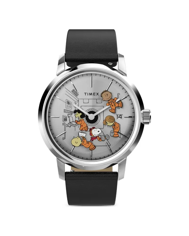 Timex x Peanuts Marlin Space 40mm - Weiß Weiß