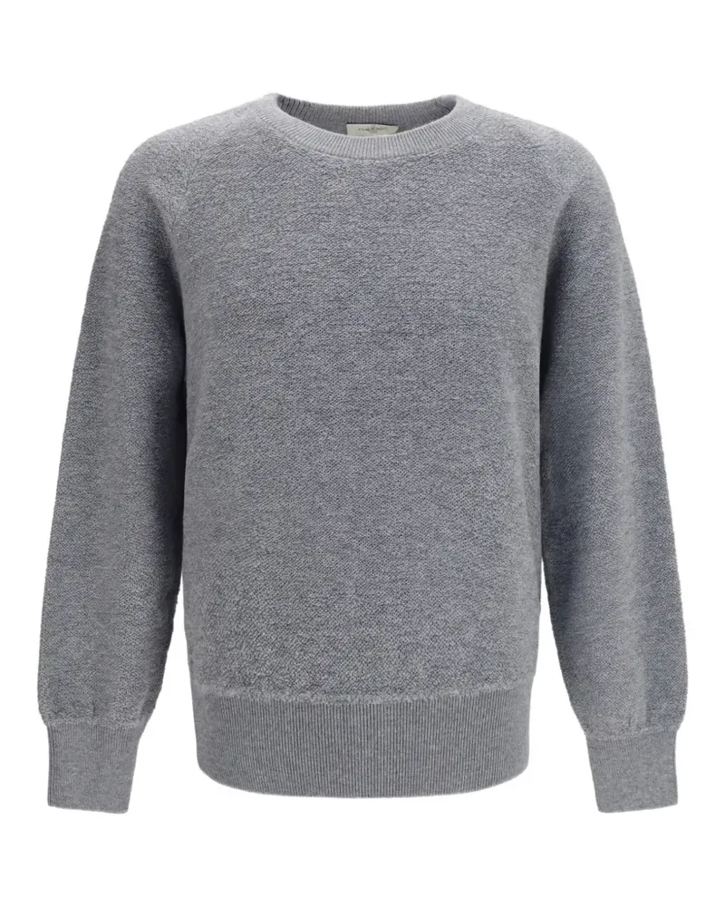 Piacenza Cashmere Pullover mit rundem Ausschnitt - Grau Grau
