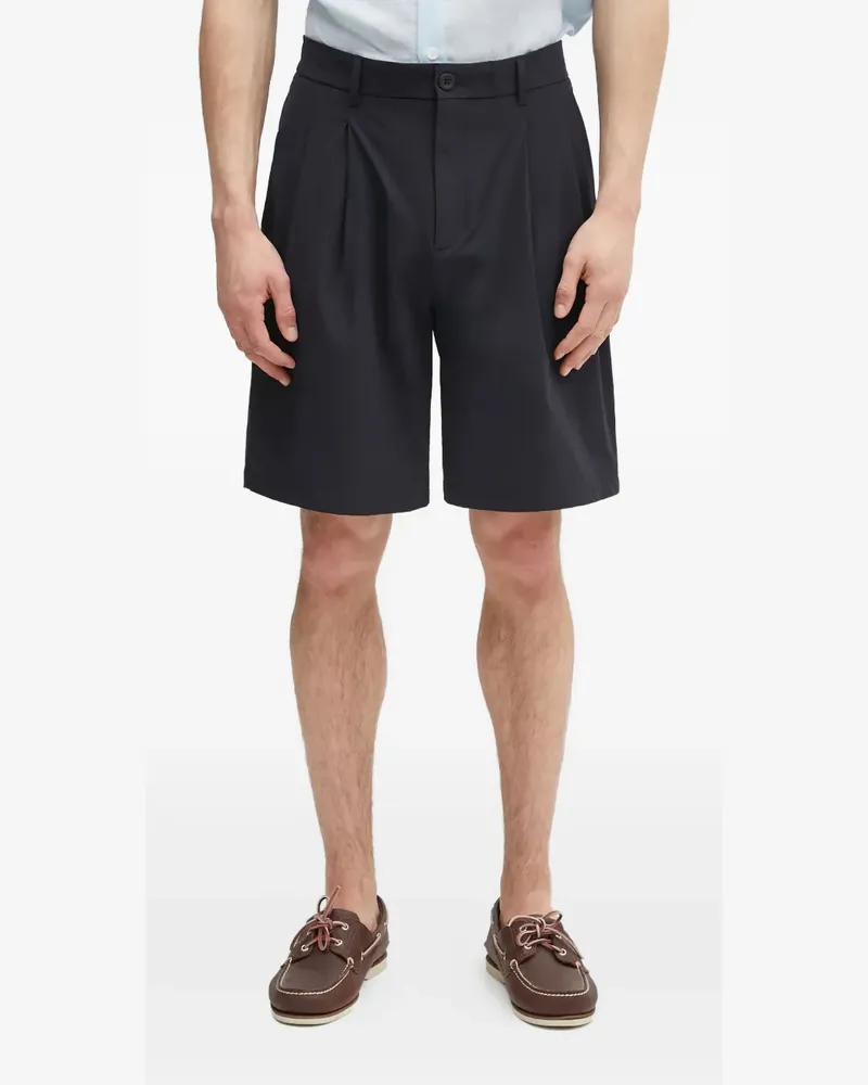 Norse Projects Benn Shorts mit Falten - Blau Blau