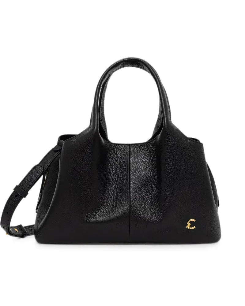 Coccinelle grained leather tote bag - Schwarz Schwarz
