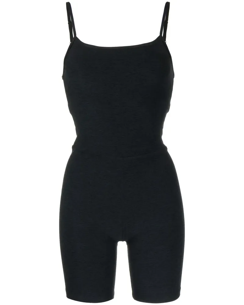 BEYOND YOGA Spacedye Get In Gearbiker Jumpsuit - Schwarz Schwarz