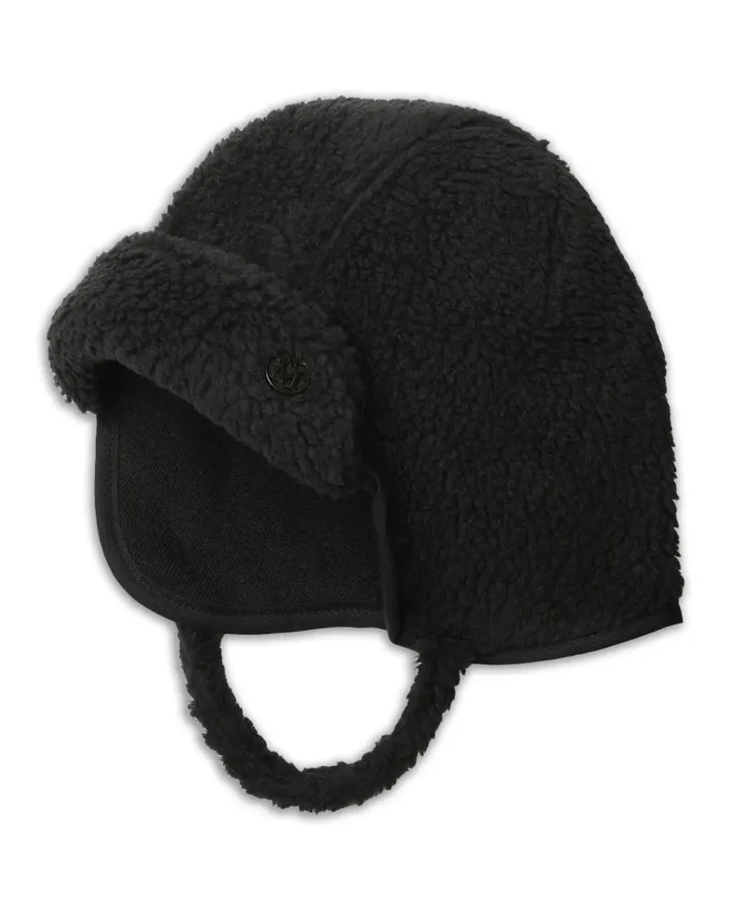 Maison Michel Madeleine Mütze mit Shearling-Effekt - Schwarz Schwarz