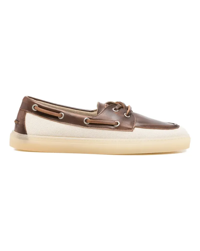 Copenhagen lace-up leather loafers - Braun Braun