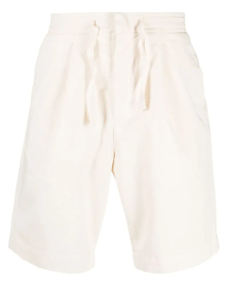 Officine Generale Chino-Shorts mit geradem Bein Nude