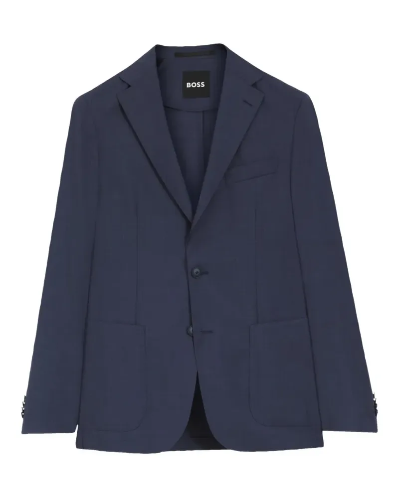 HUGO BOSS Sakko mit Knopfverschluss - Blau Blau