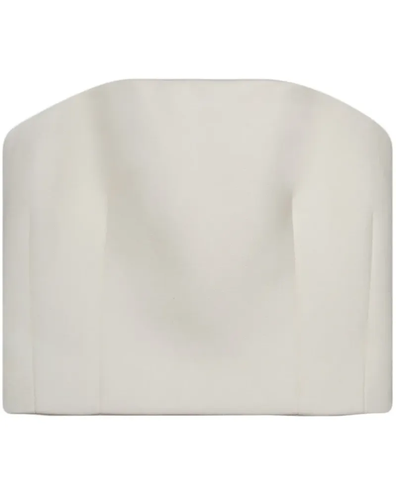 WARDROBE.NYC Top mit Corsage - Nude Nude