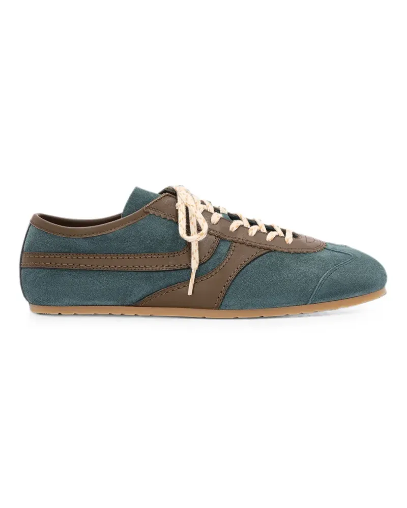 Dries van Noten Sneakers aus Wildleder - Blau Blau