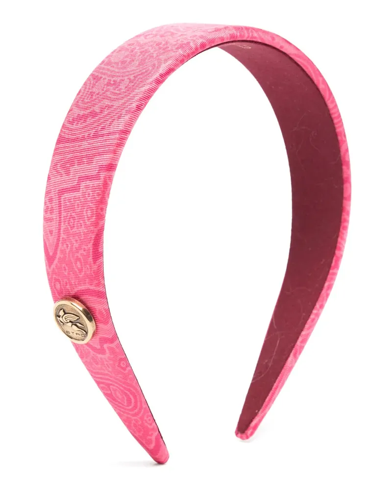 Etro Haarschmuck mit Paisleymuster - Rosa Rosa