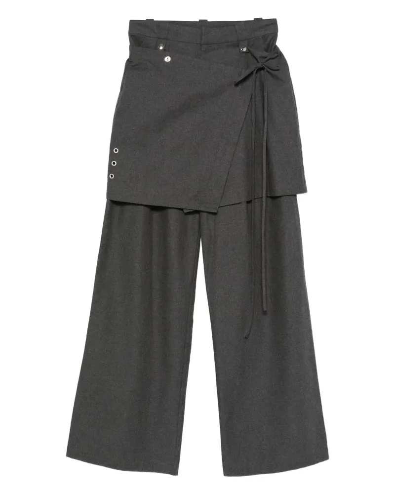 Alohas Gewickelte Hose - Grau Grau